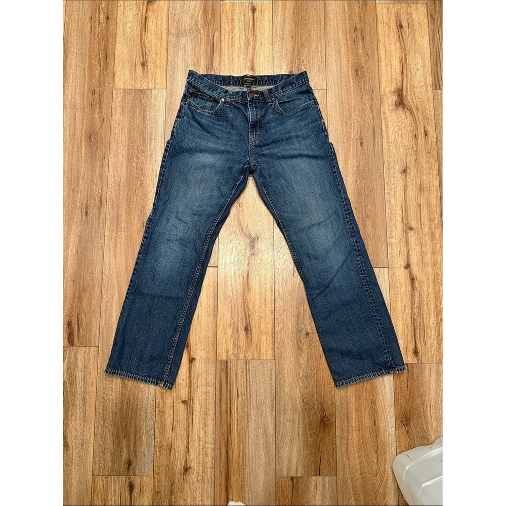 Banana Republic Men's Straight Leg Jeans 33x32 Dark Wash Denim Classic Fit